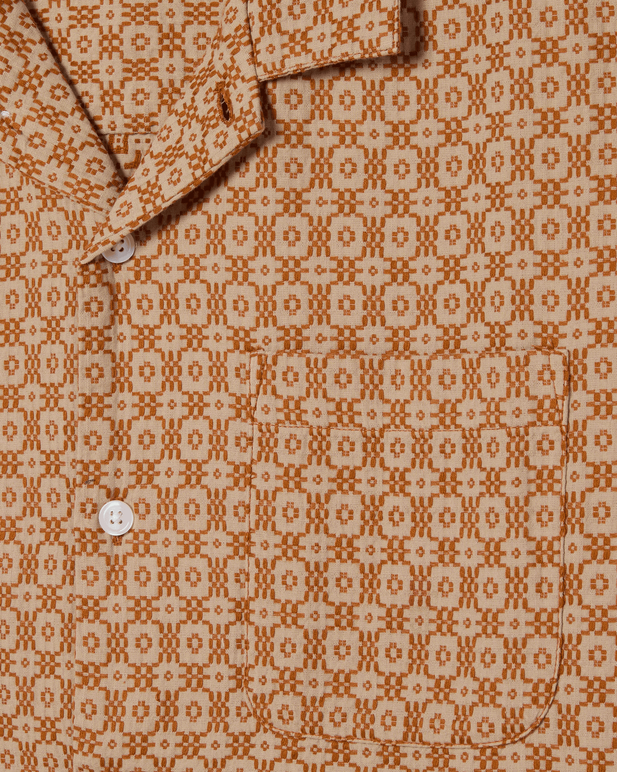 ADRIAN SS SHIRT - ABBEY STONE MULTI