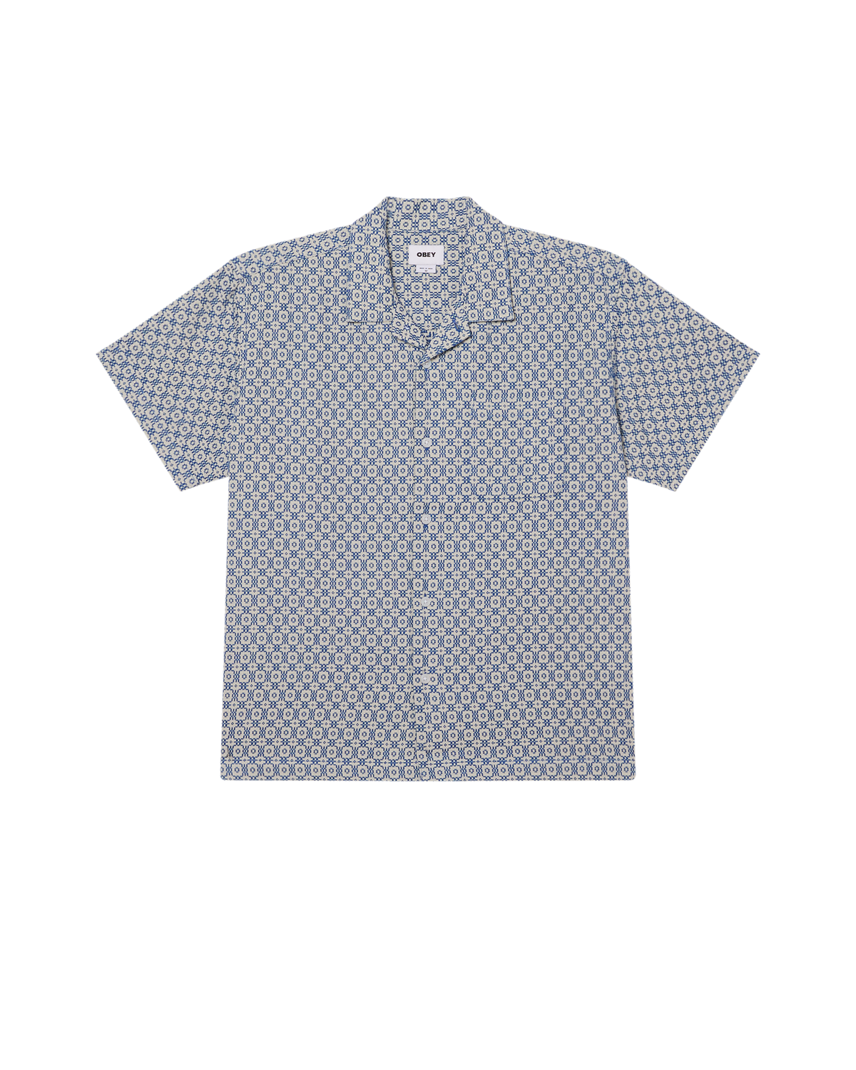 ADRIAN SS SHIRT - UNBLEACHED MULTI