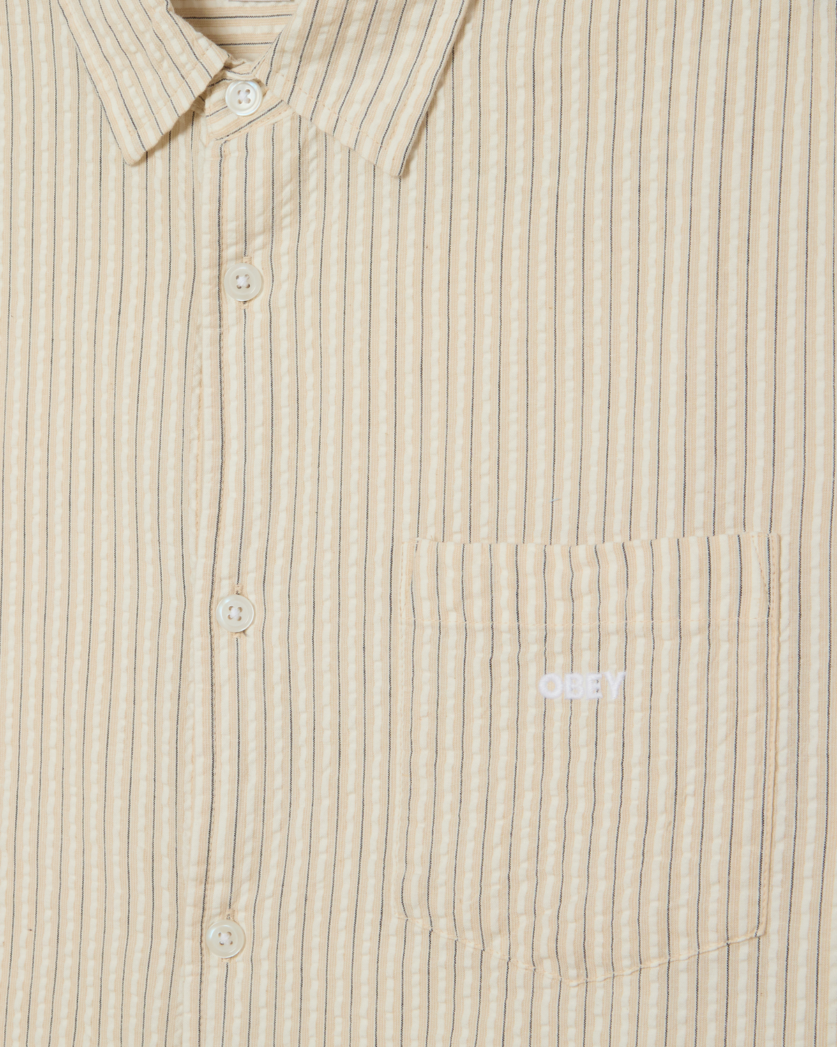 ALAN SS SHIRT - UNBLEACHED MULTI