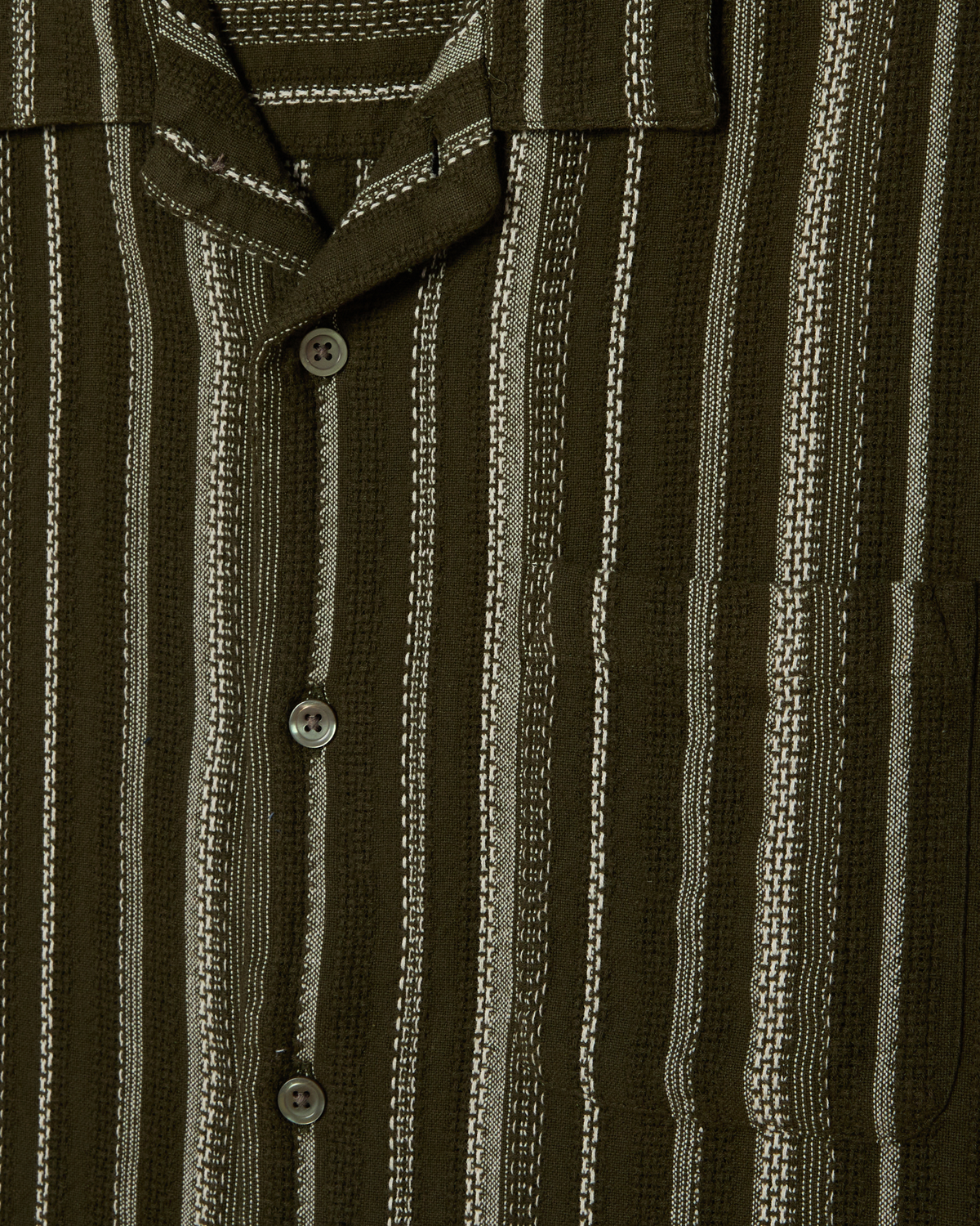HUGH SS SHIRT - DARK SAGE MULTI