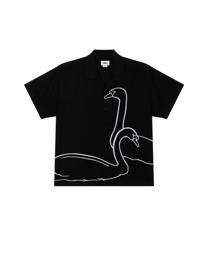 CLIFF SS SHIRT - BLACK