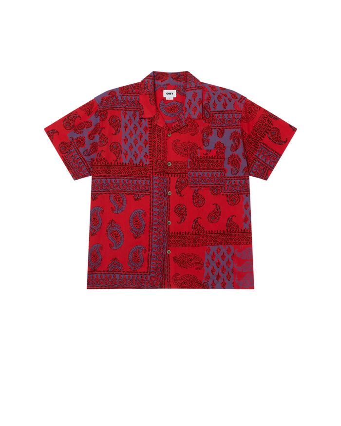 MAYER SS SHIRT - TRUE RED MULTI