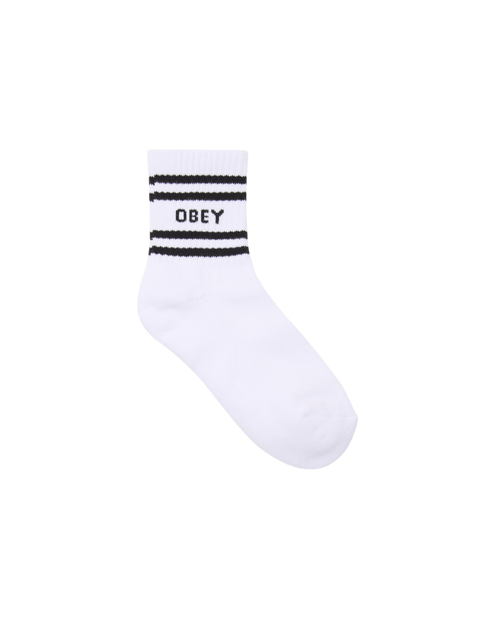 COOP SOCKS - WHITE / BLACK