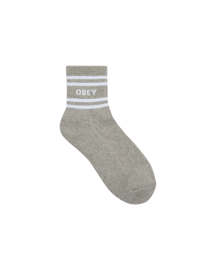 COOP SOCKS - HEATHER GREY/WHITE