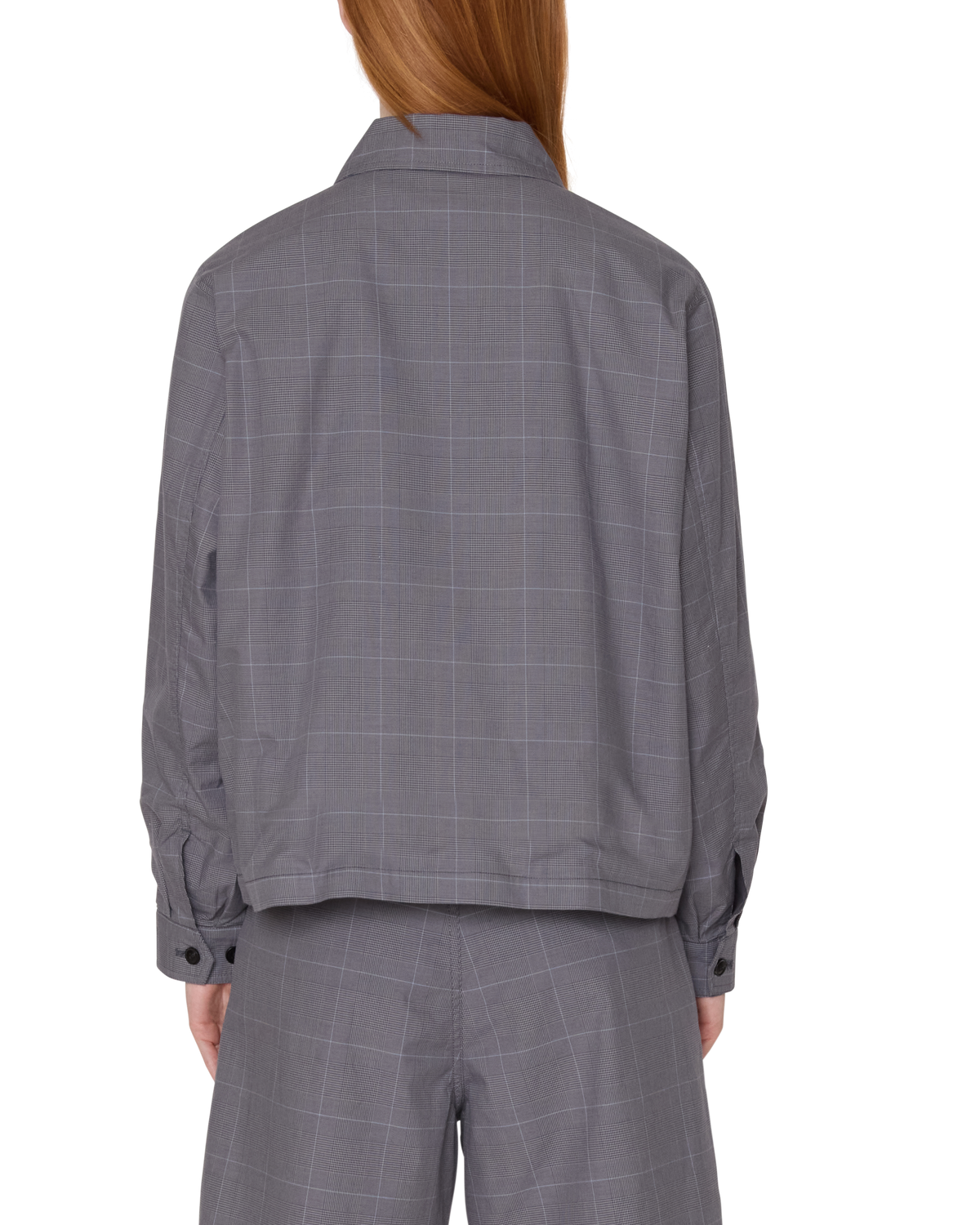 OLIVIA PLAID JACKET - GREY SKIES MULTI
