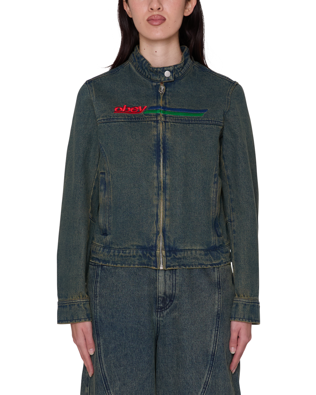ROVE MOTO JACKET - YELLOW TINT WASH