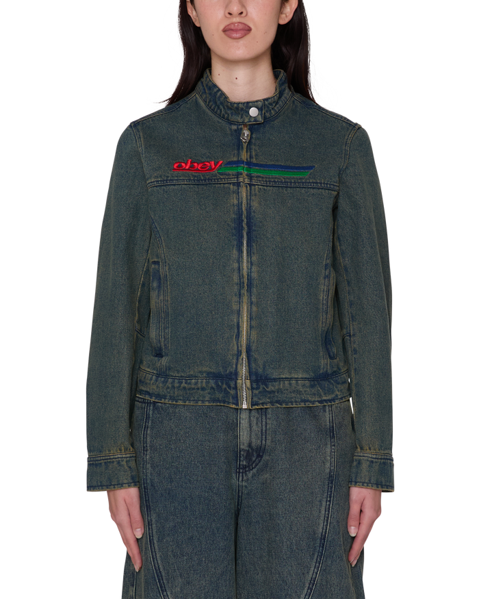 ROVE MOTO JACKET - YELLOW TINT WASH