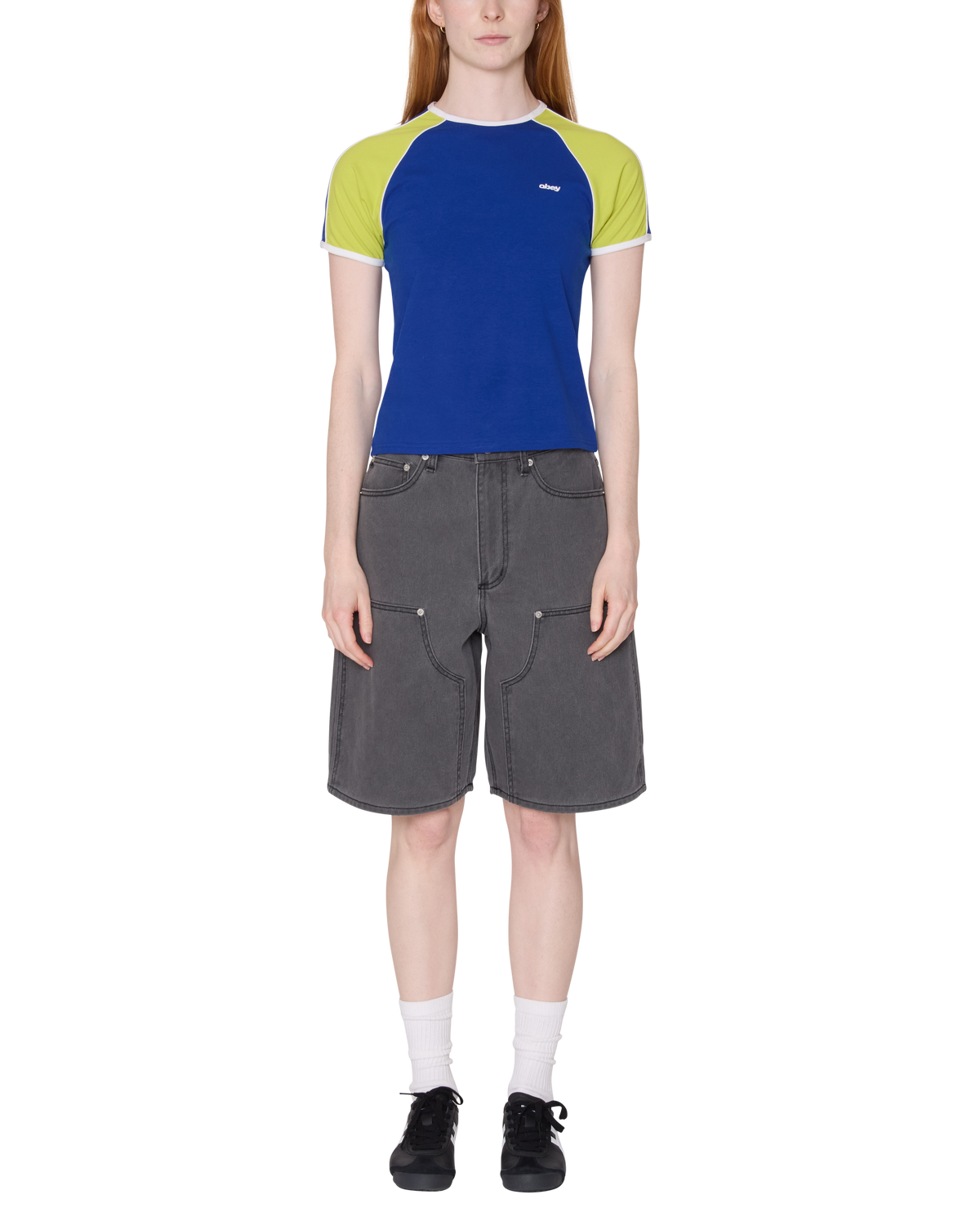 REPLAY RAGLAN SS - BLUE MULTI