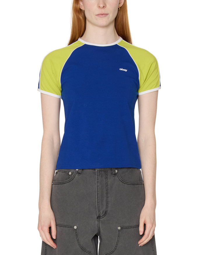 REPLAY RAGLAN SS - BLUE MULTI