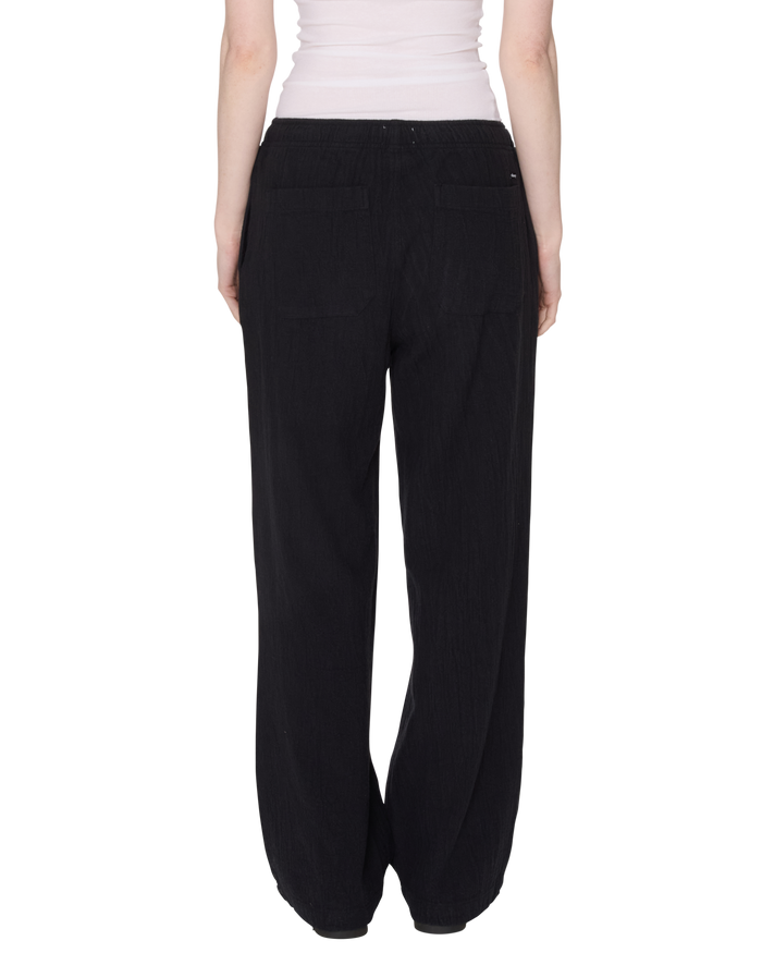 ROSES EMBELLISHED PANT - OFF BLACK