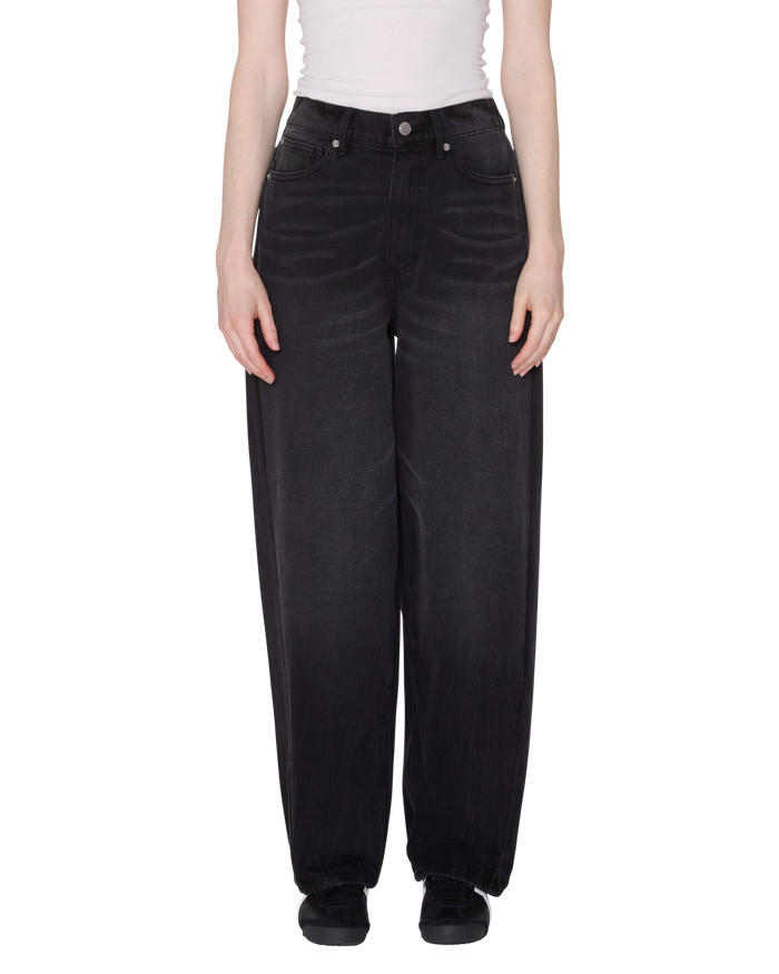 LEAH III BAGGY DENIM - HEAVY VINTAGE BLACK