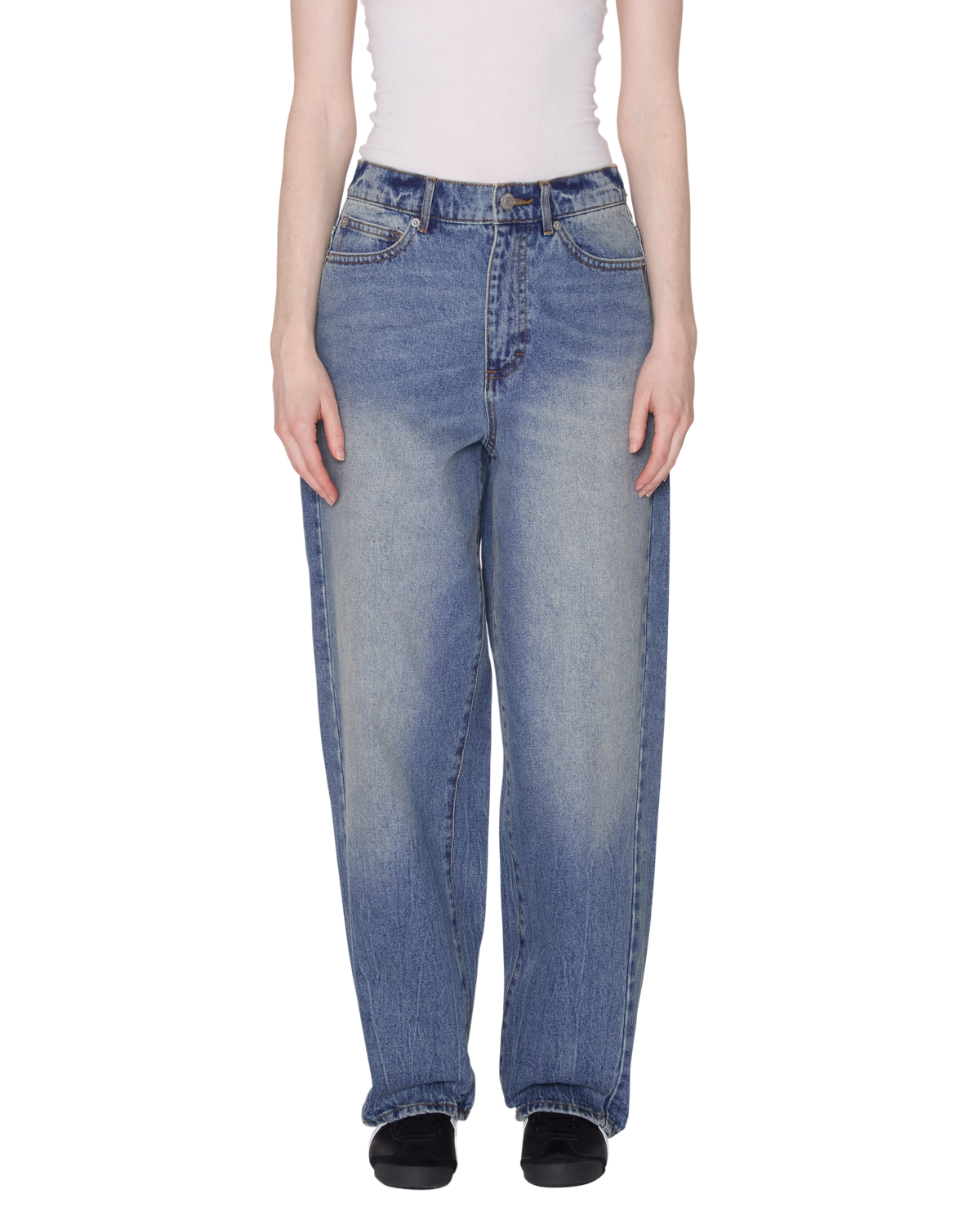 LEAH III BAGGY DENIM - HEAVY VINTAGE INDIGO
