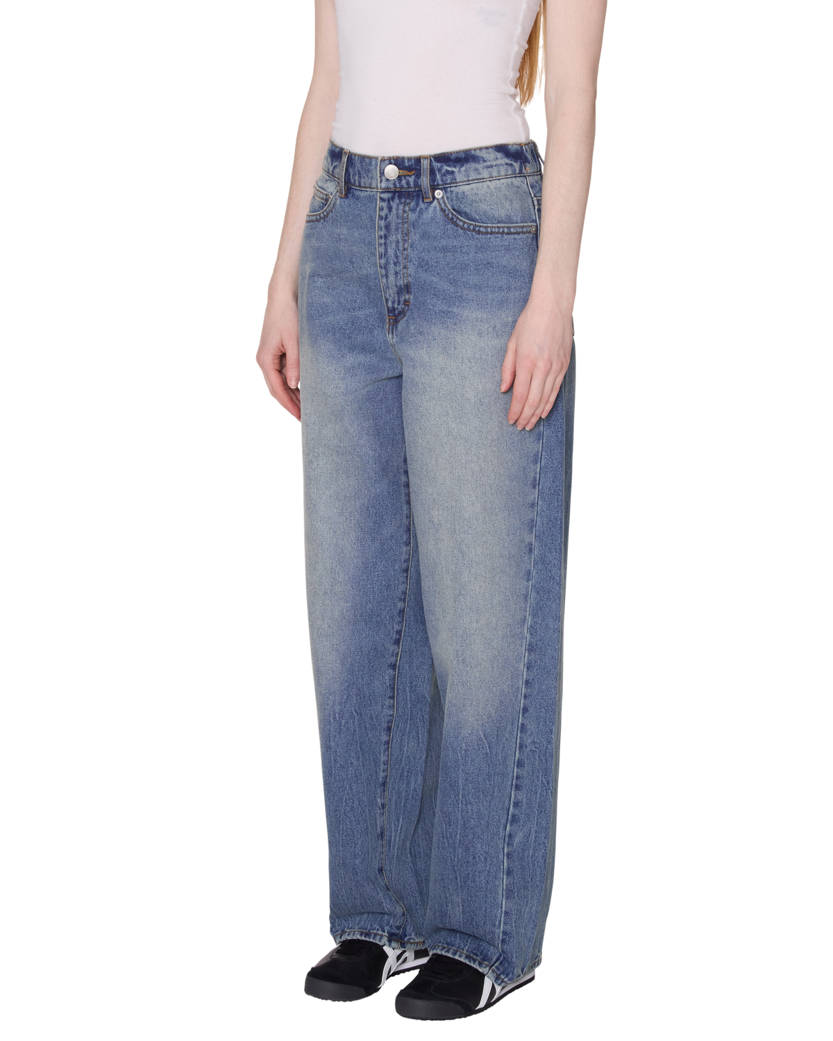 LEAH III BAGGY DENIM - HEAVY VINTAGE INDIGO