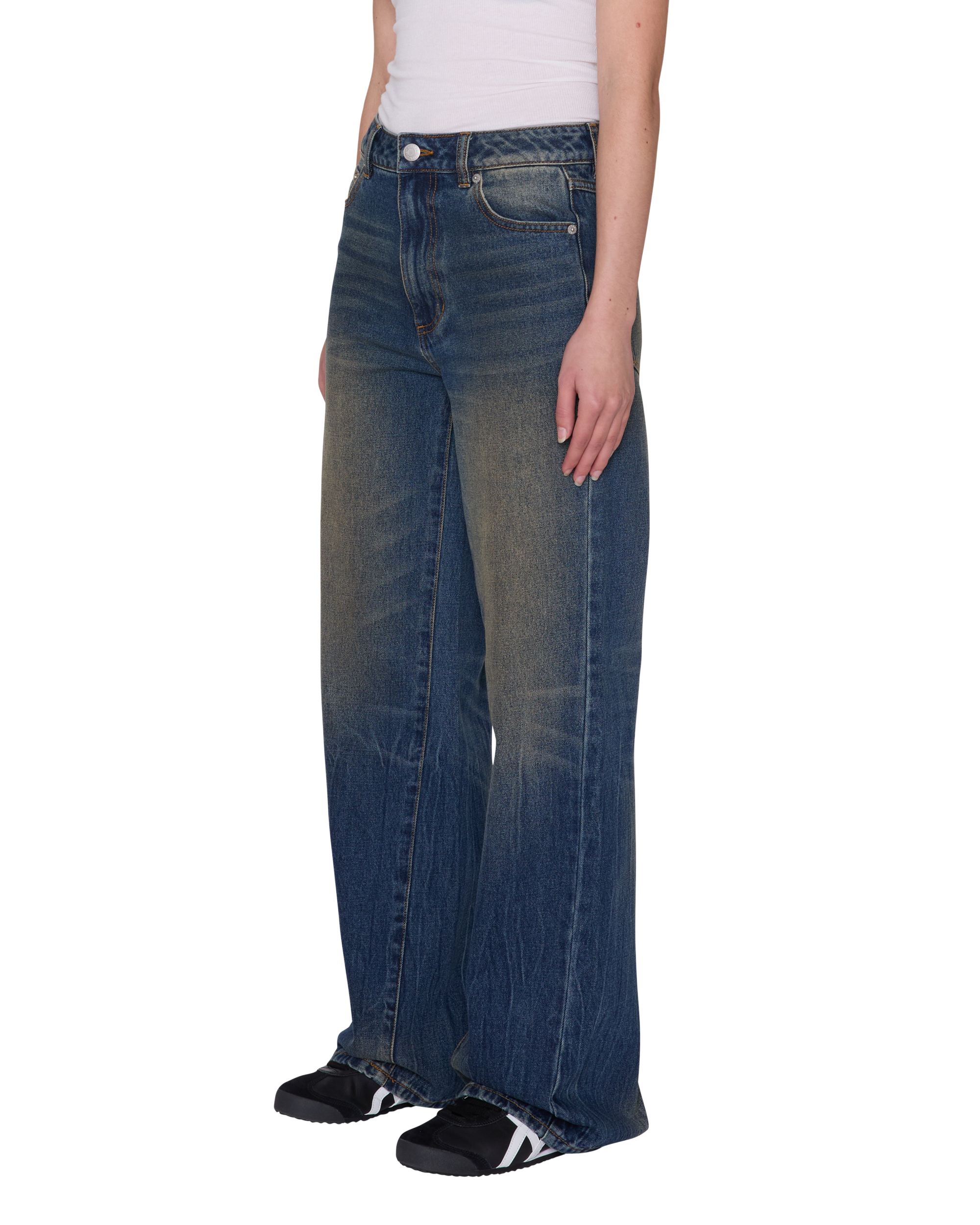 ELARA 5 POCKET DENIM - BLACK MOCHA WASH