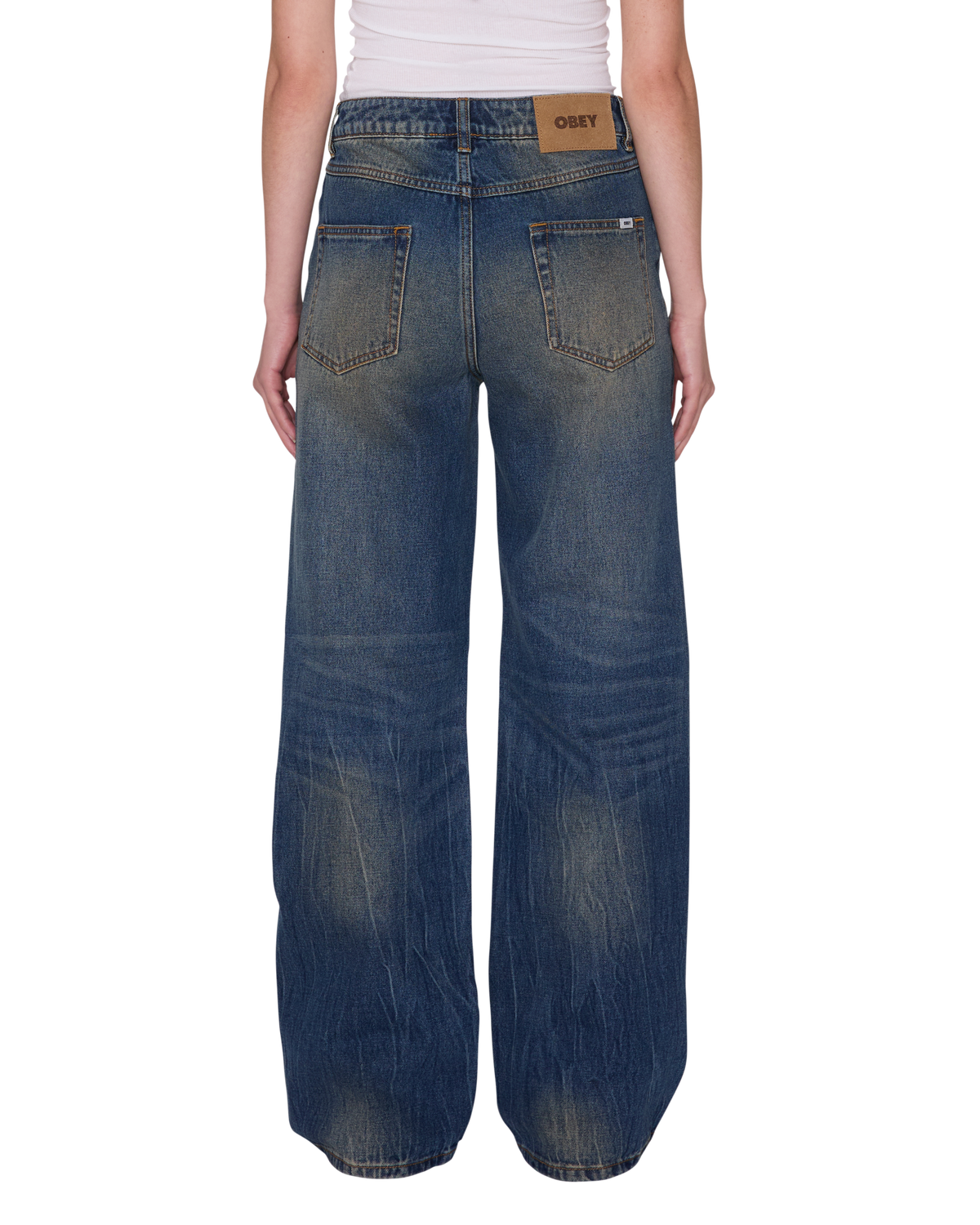 ELARA 5 POCKET DENIM - BLACK MOCHA WASH