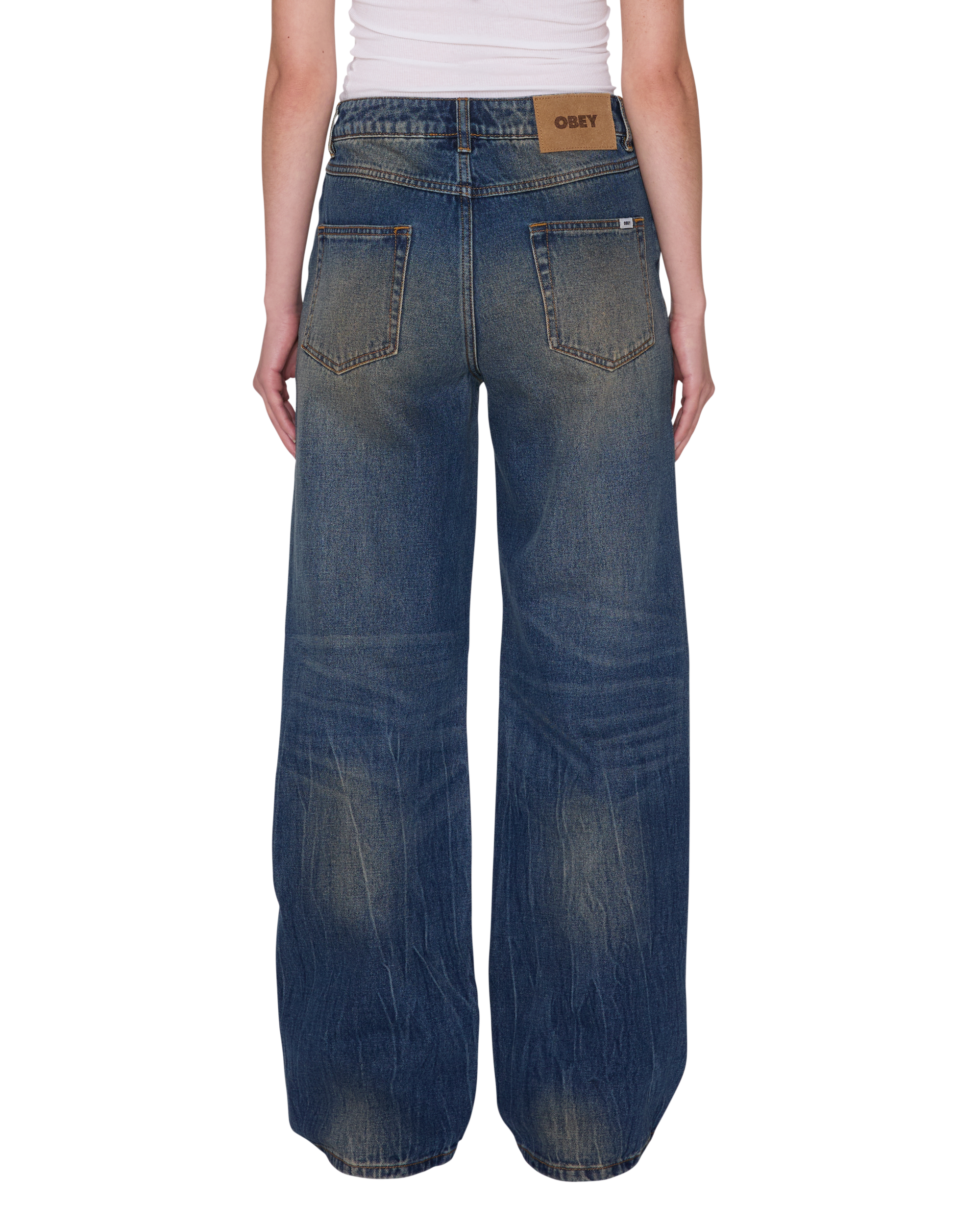 ELARA 5 POCKET DENIM - BLACK MOCHA WASH