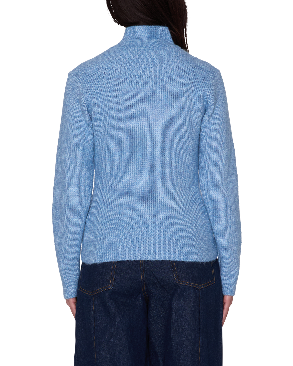 CIEL 2WAY ZIP CARDIGAN - CORONET BLUE