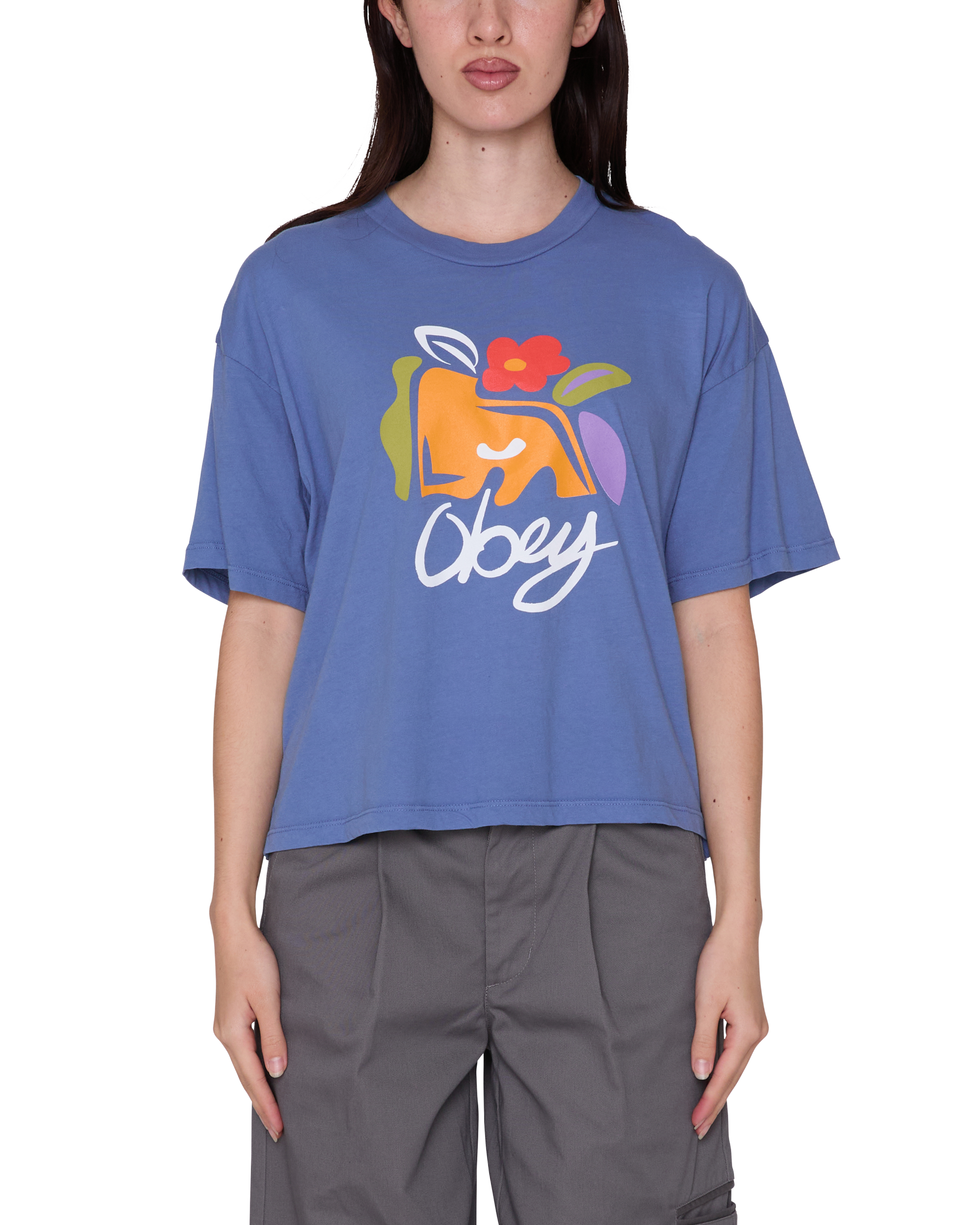 LE FLEUR ROW T-SHIRT - CORONET BLUE