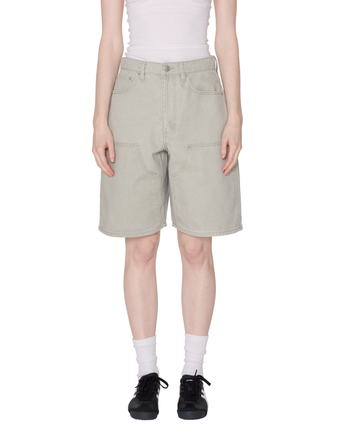 SHIFT PANEL SHORT - SAGE FADED WASH