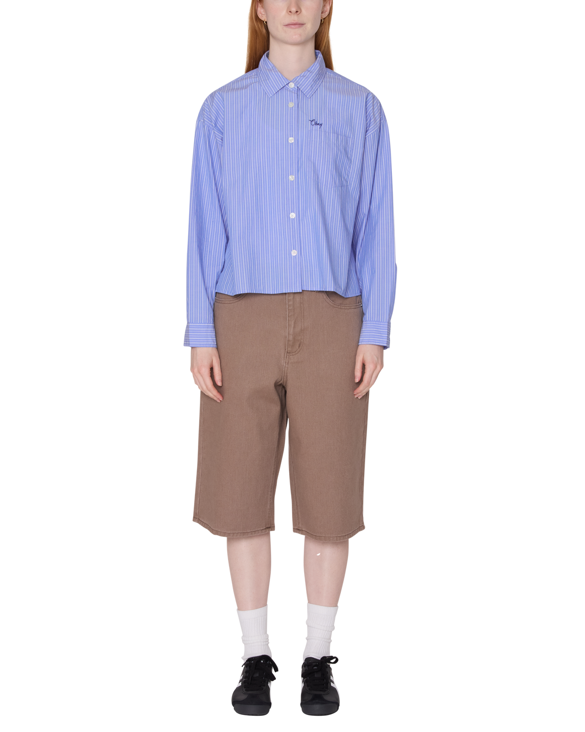 LEISURE STRIPE SHIRT - BLUE MULTI