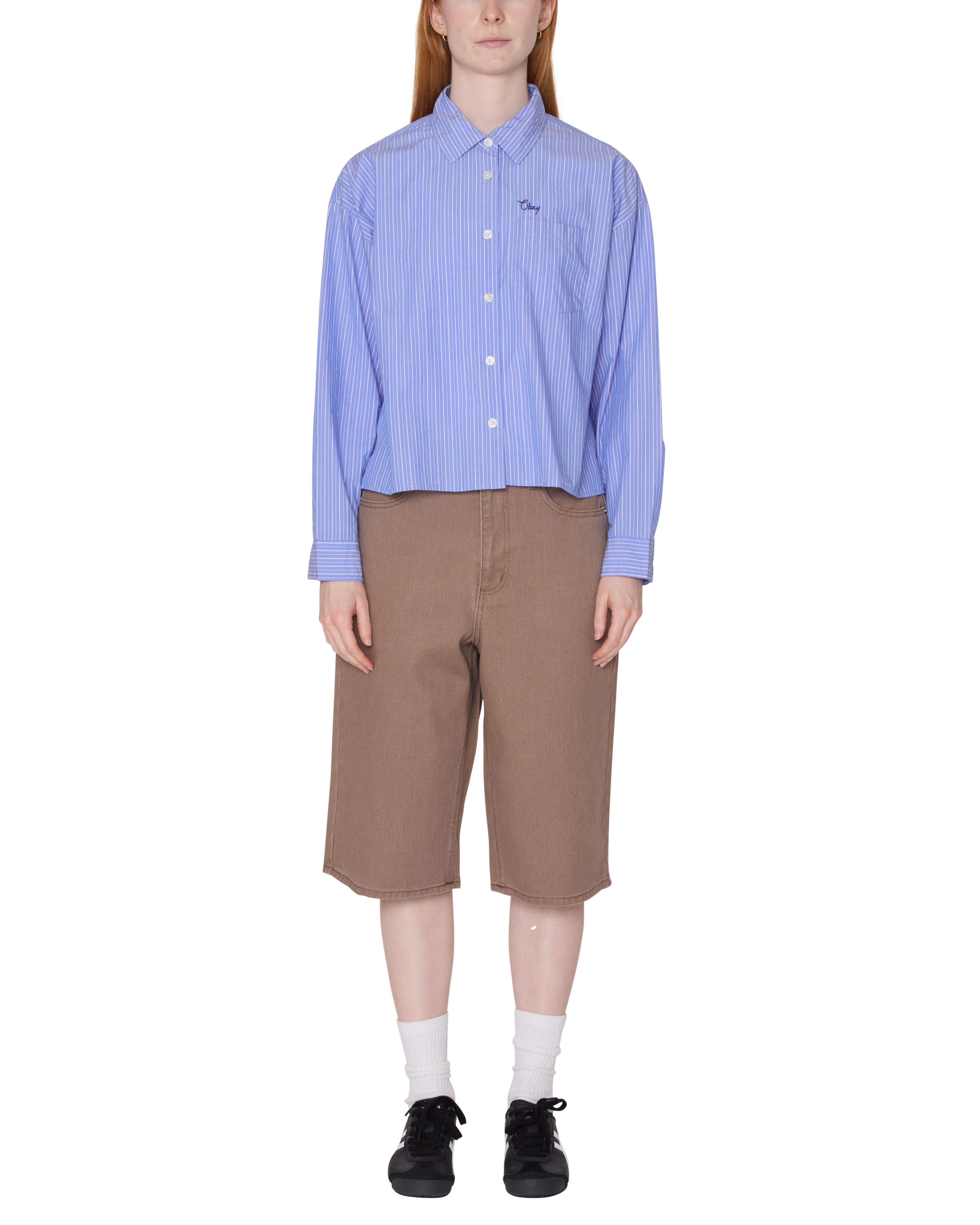 LEISURE STRIPE SHIRT - BLUE MULTI