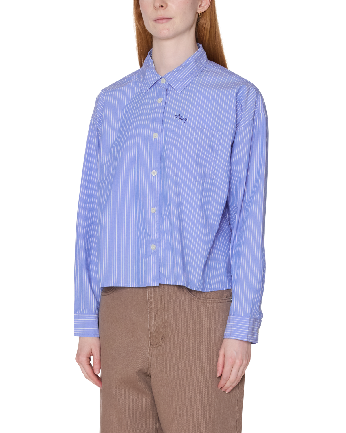LEISURE STRIPE SHIRT - BLUE MULTI