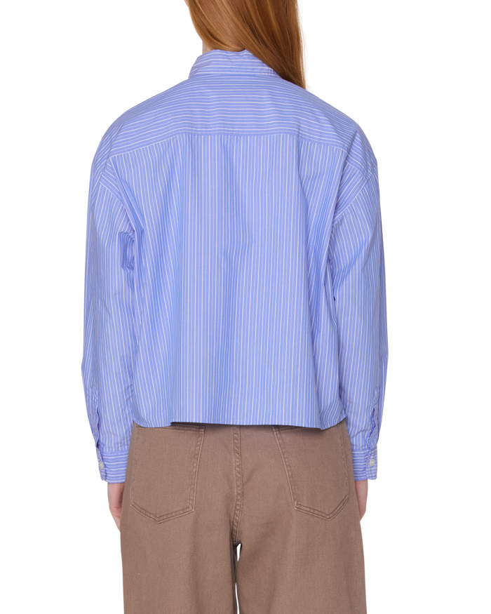 LEISURE STRIPE SHIRT - BLUE MULTI