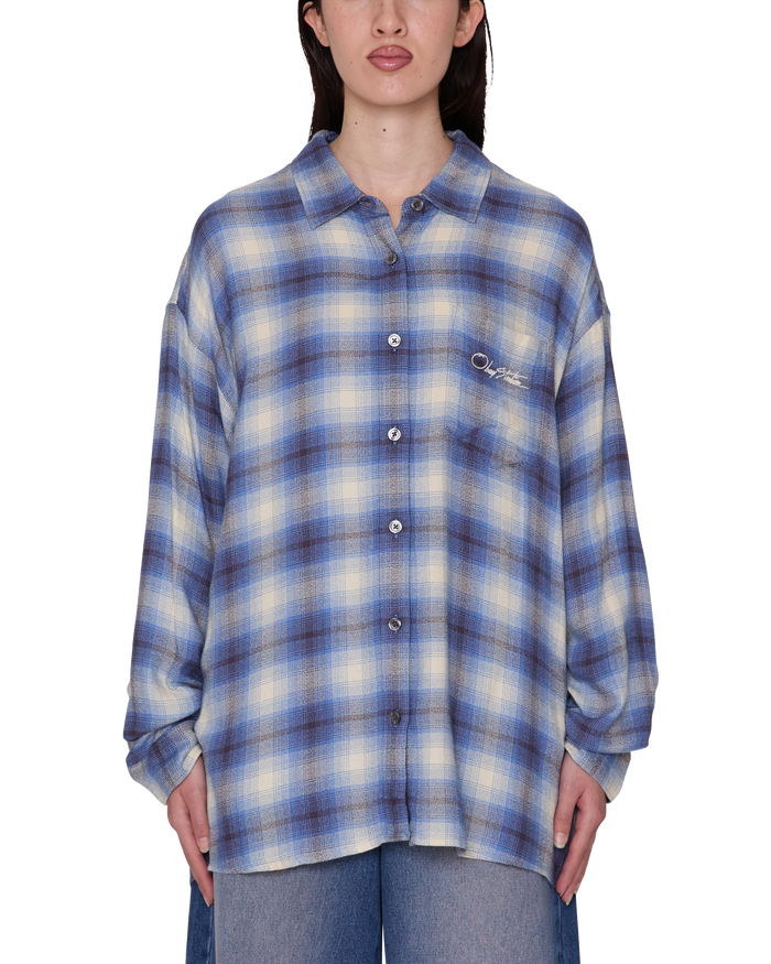 OBEY ZELIA SHIRT - BLUE MULTI