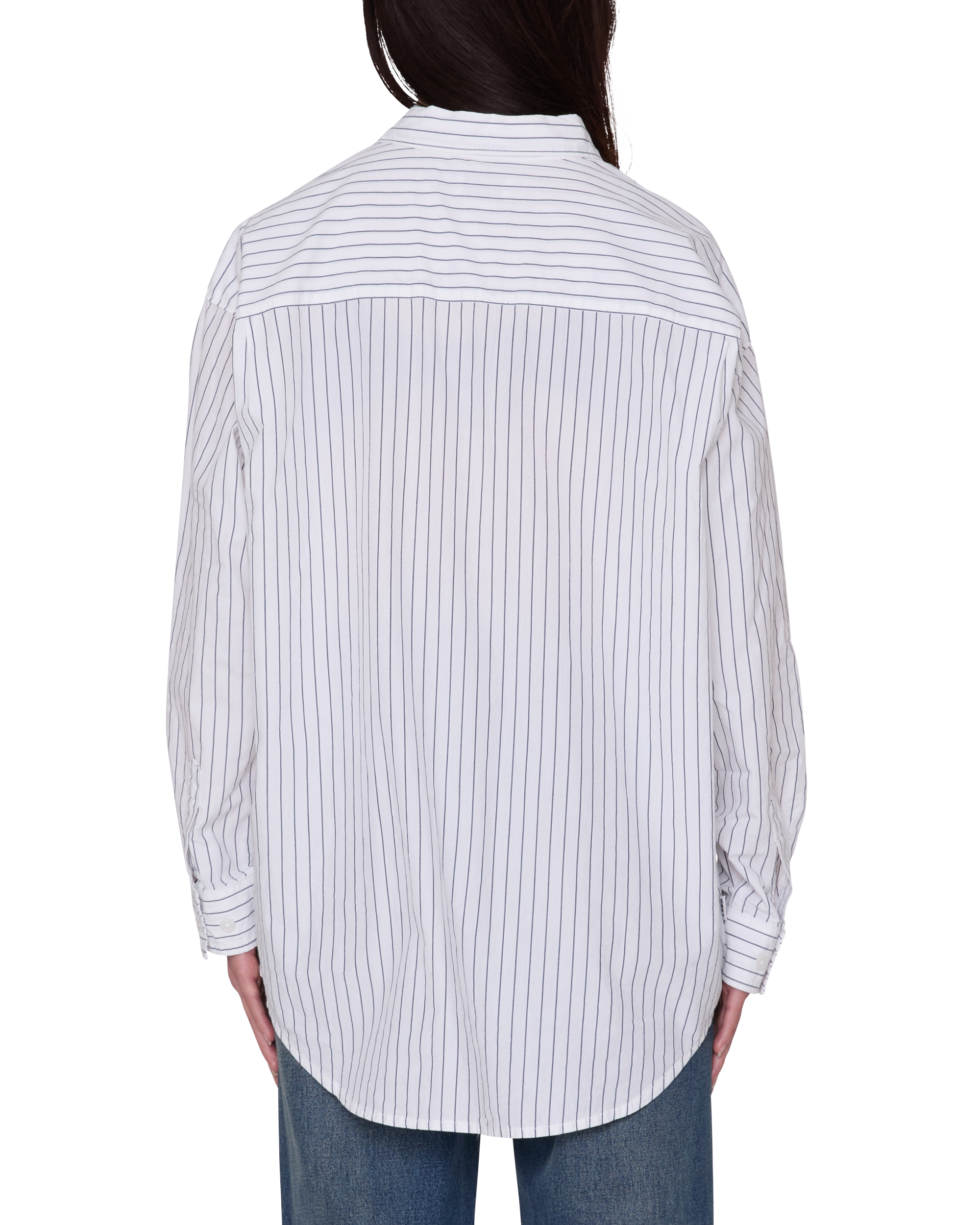 CARLOTTA STRIPE SHIRT - WHITE MULTI