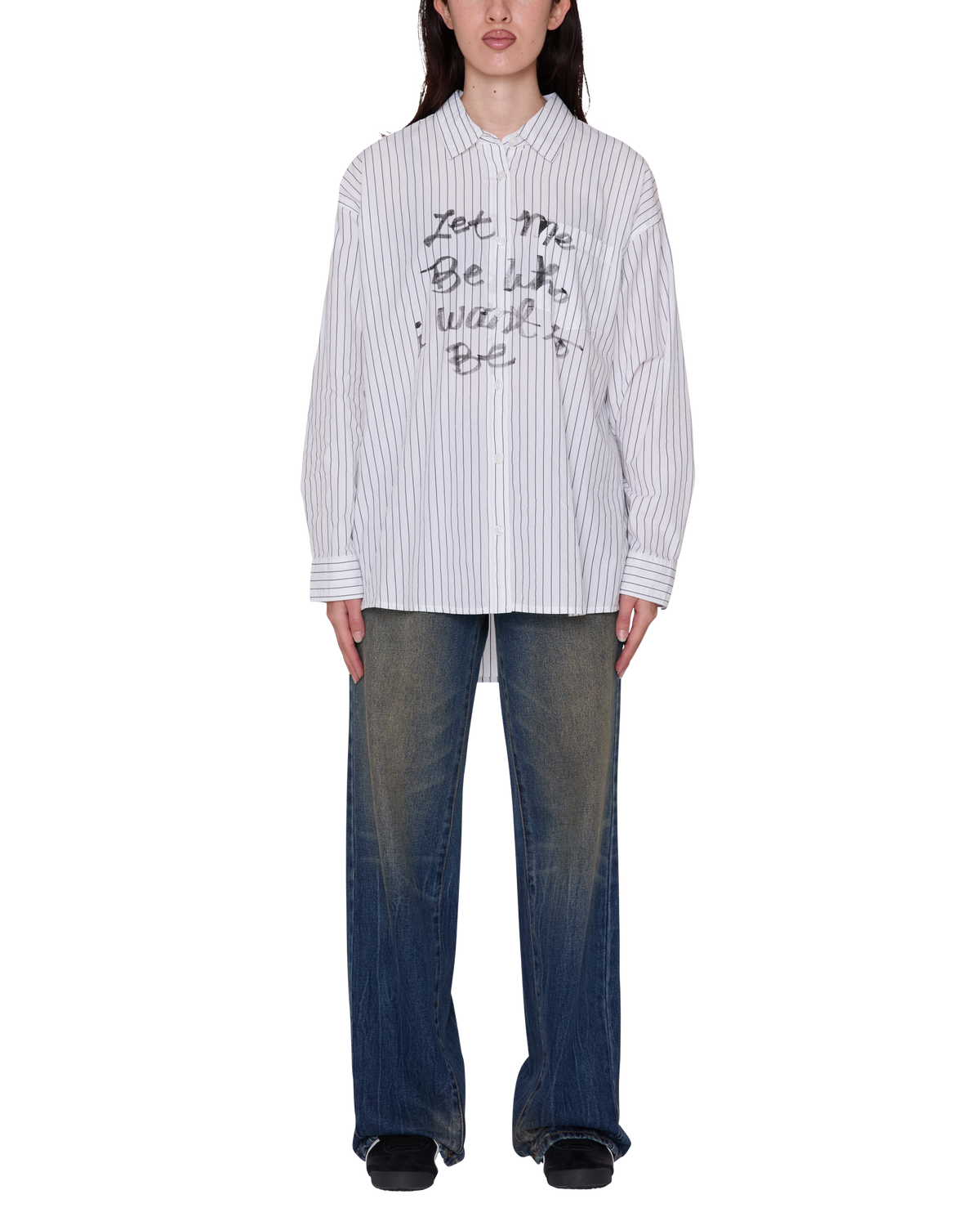 CARLOTTA STRIPE SHIRT - WHITE MULTI