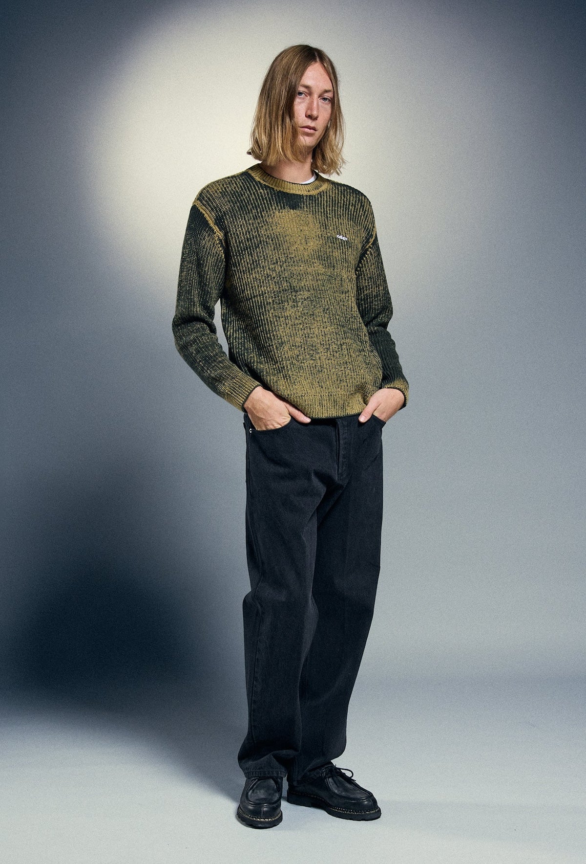 OBEY SPRAY EFFECT SWEATER - KAMBARA