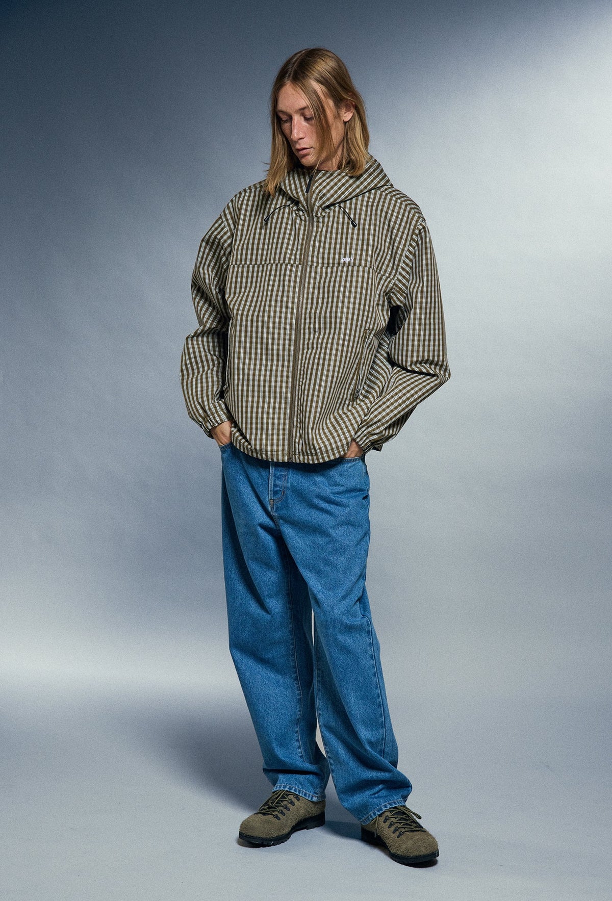 OBEY VISTA JACKET - PLAID MULTI