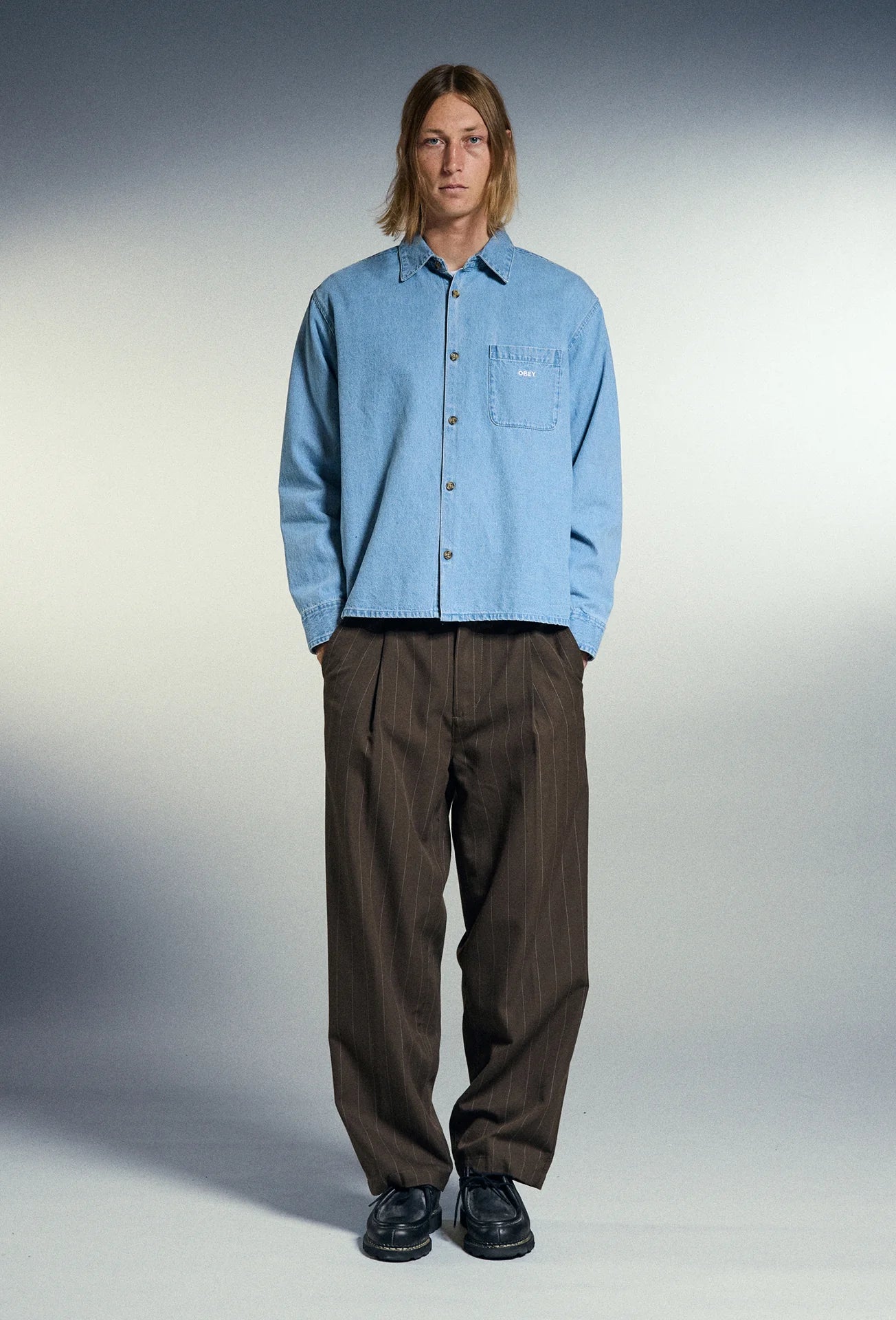 PABLO DENIM SHIRT - LIGHT INDIGO