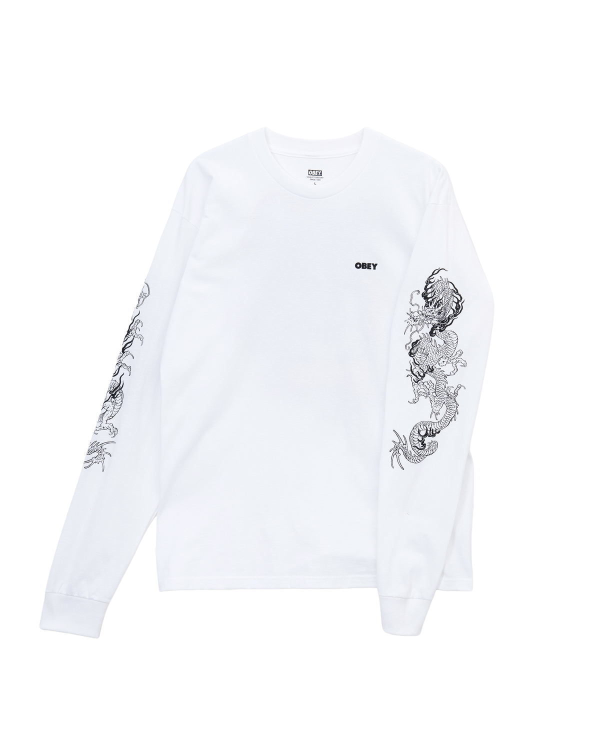 OBEY×OT TATTOO L/S T-SHIRT - White