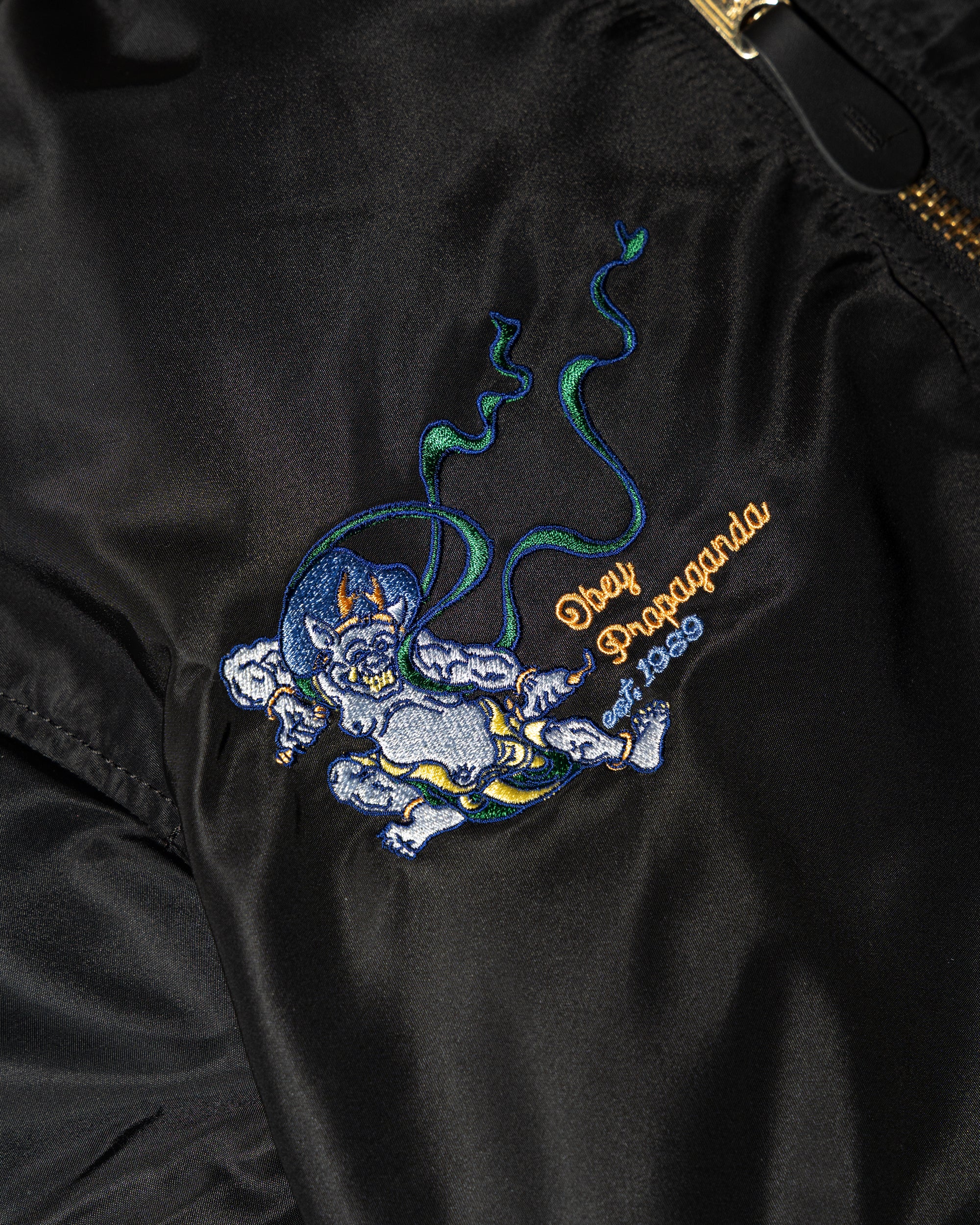 OBEY WELCOME TO JAPAN 2026 MA-1 - Black