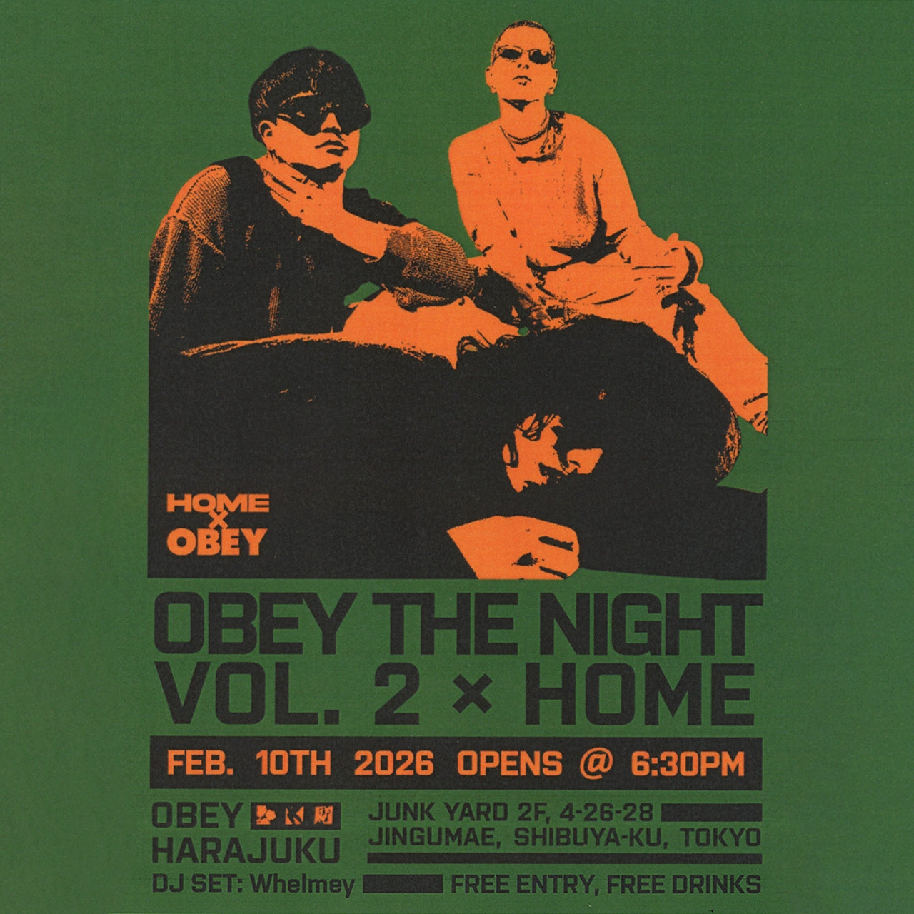OBEY THE NIGHT VOL.2 x HOME