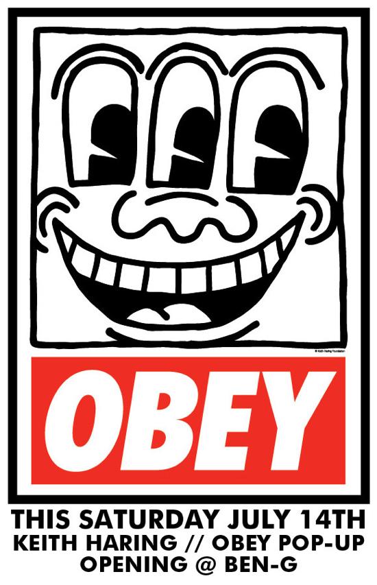 KEITH HARING X OBEY AMS 1ST DROP