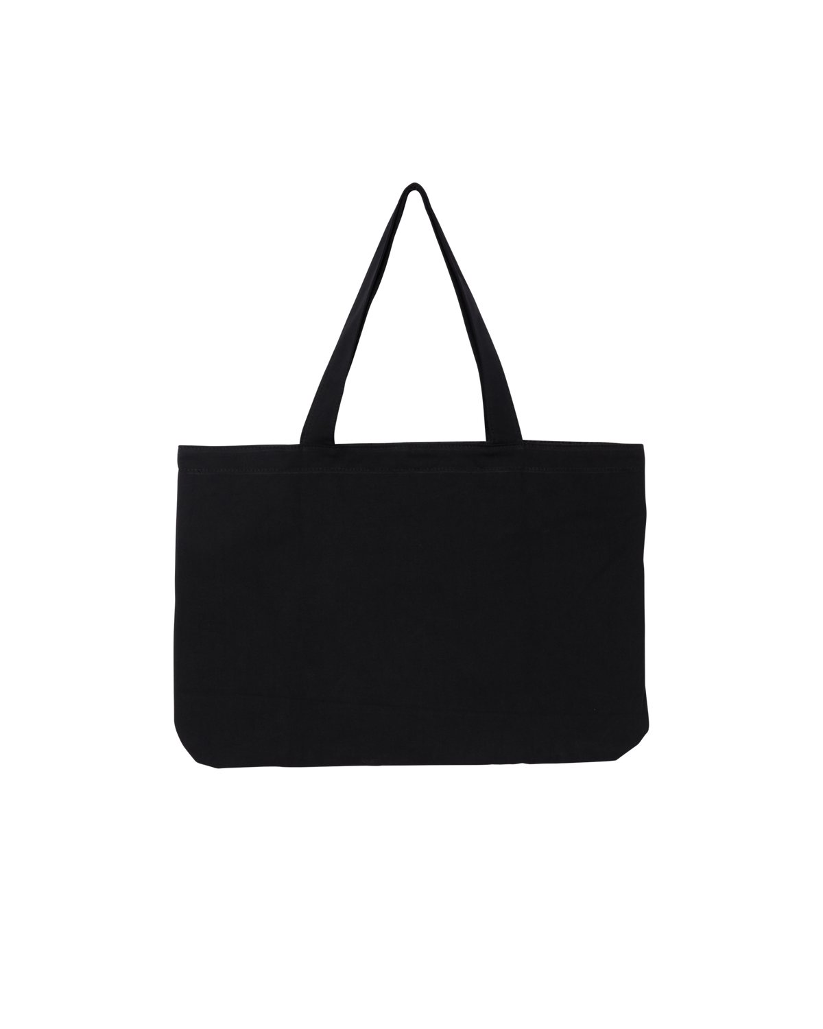 OUTLINE CANVAS TOTE BAG - BLACK