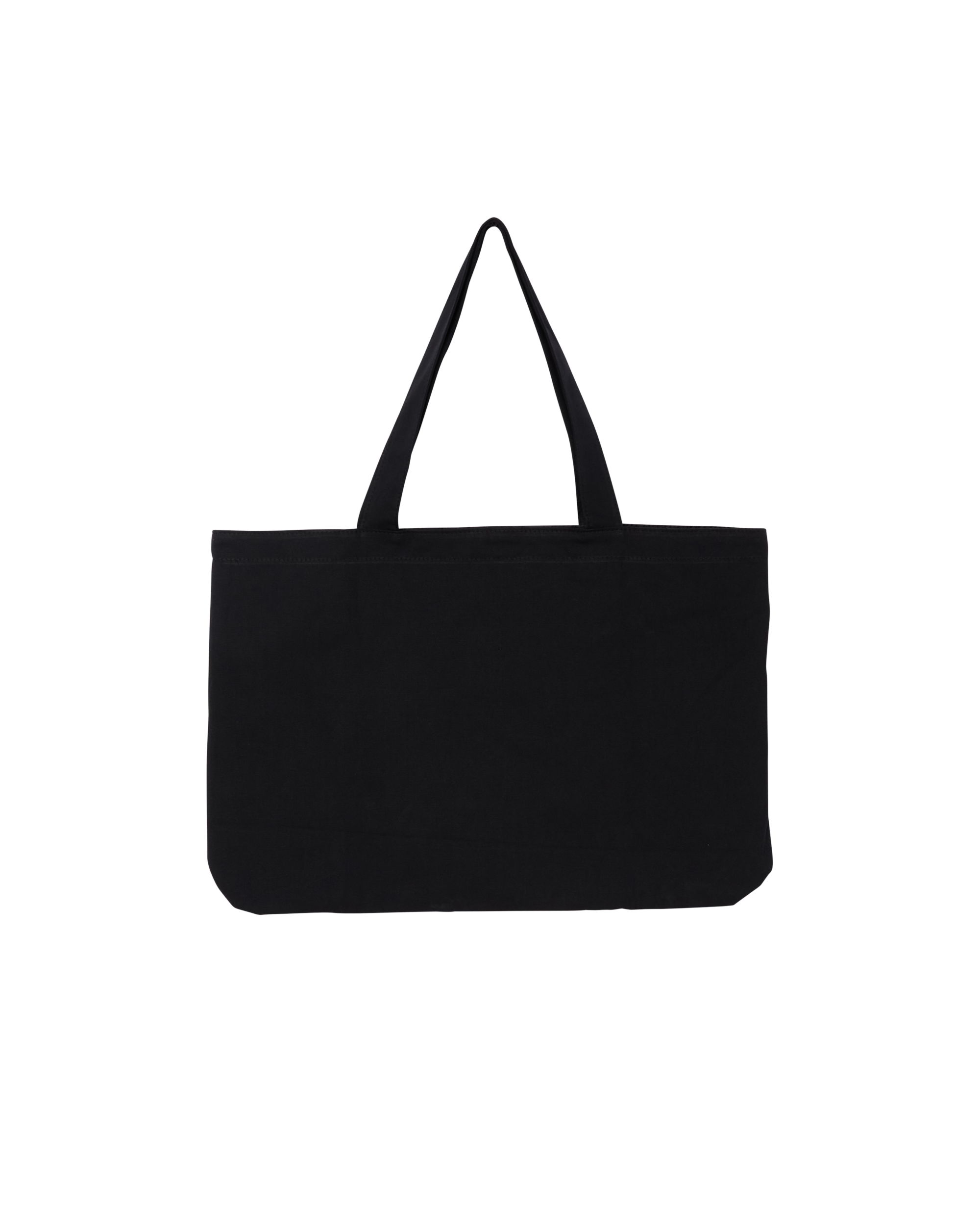 OUTLINE CANVAS TOTE BAG - BLACK