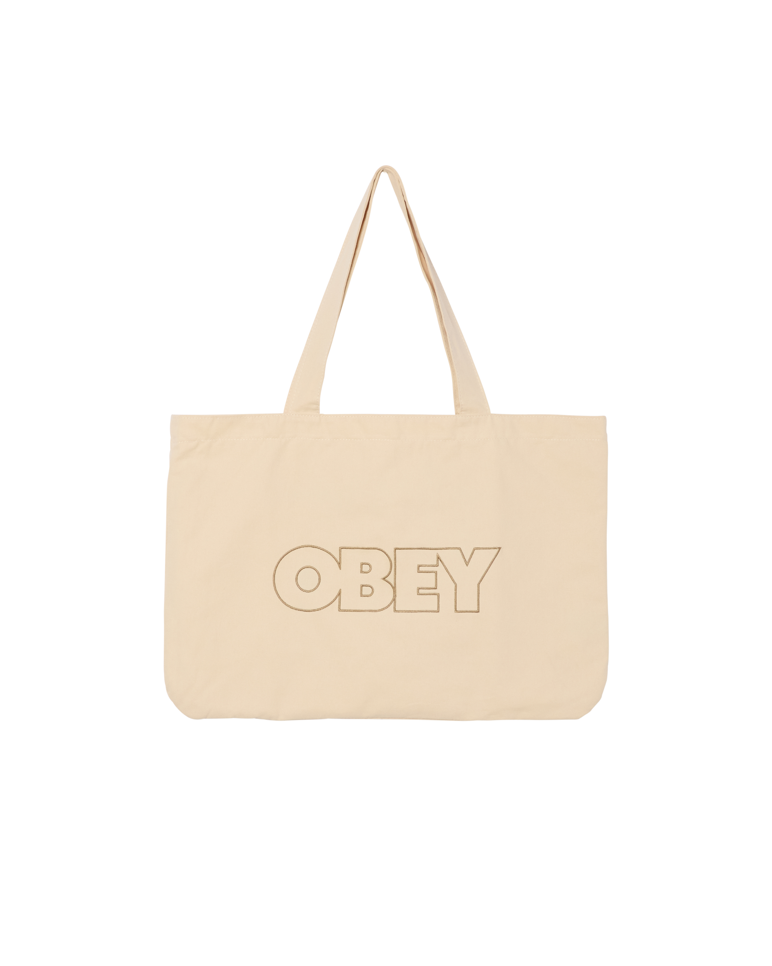 OUTLINE CANVAS TOTE BAG - NATURAL