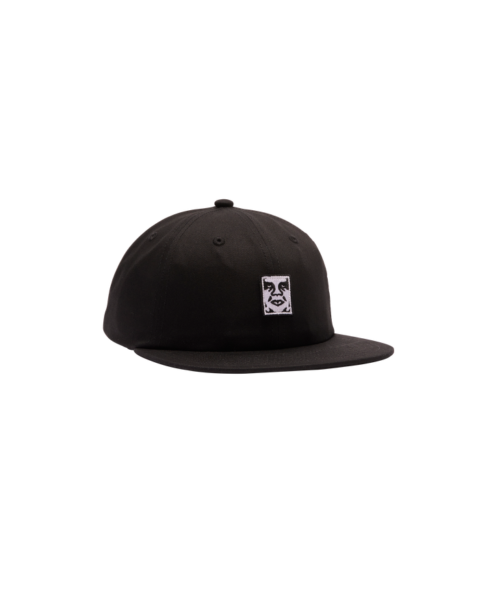 ICON PATCH 6 PANEL STRAPBACK - PIGMENT BLACK