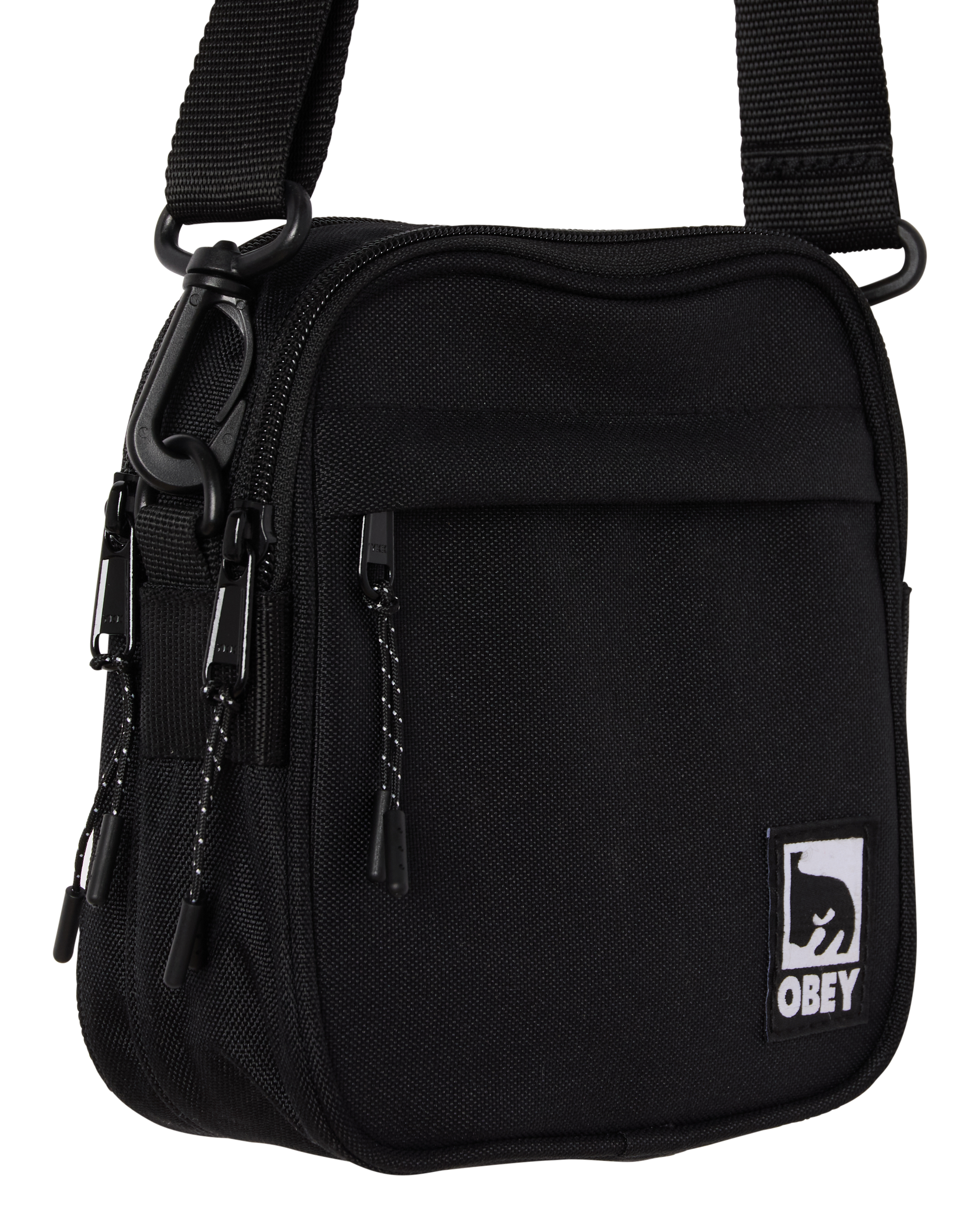 HALF EYE CROSSBODY BAG - BLACK