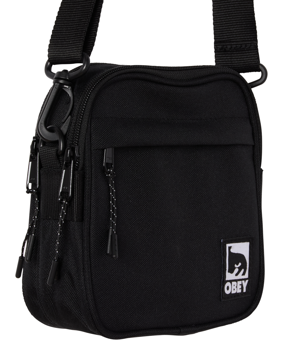 HALF EYE CROSSBODY BAG - BLACK