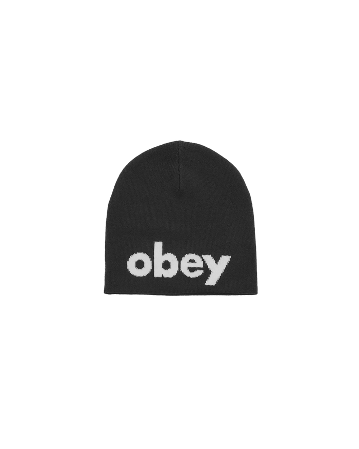 LOWERCASE BEANIE - BLACK