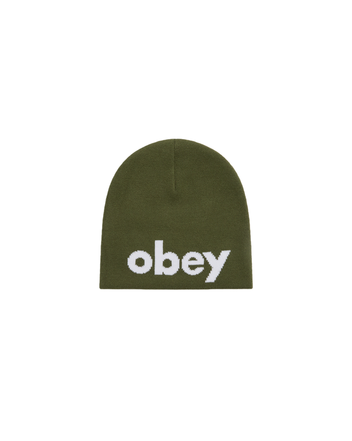 LOWERCASE BEANIE - BRONZE GREEN