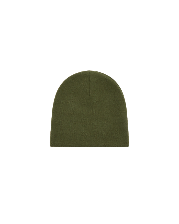 LOWERCASE BEANIE - BRONZE GREEN