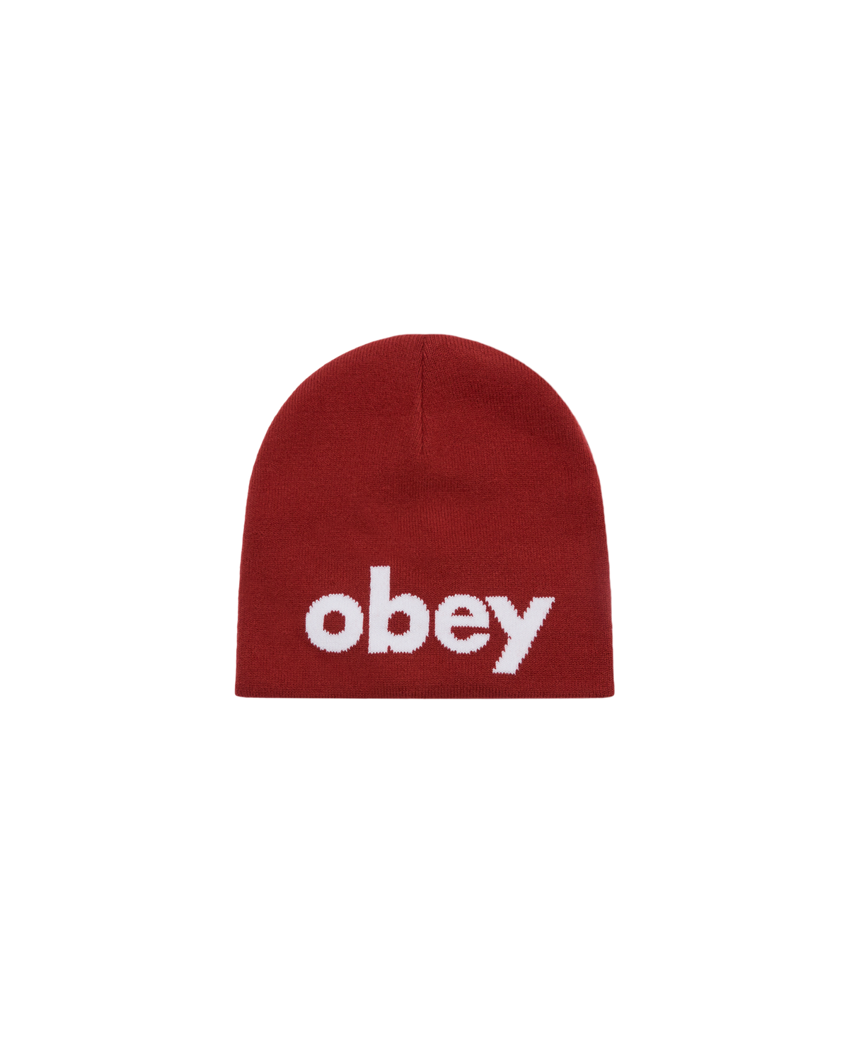 LOWERCASE BEANIE - RED OCHRE