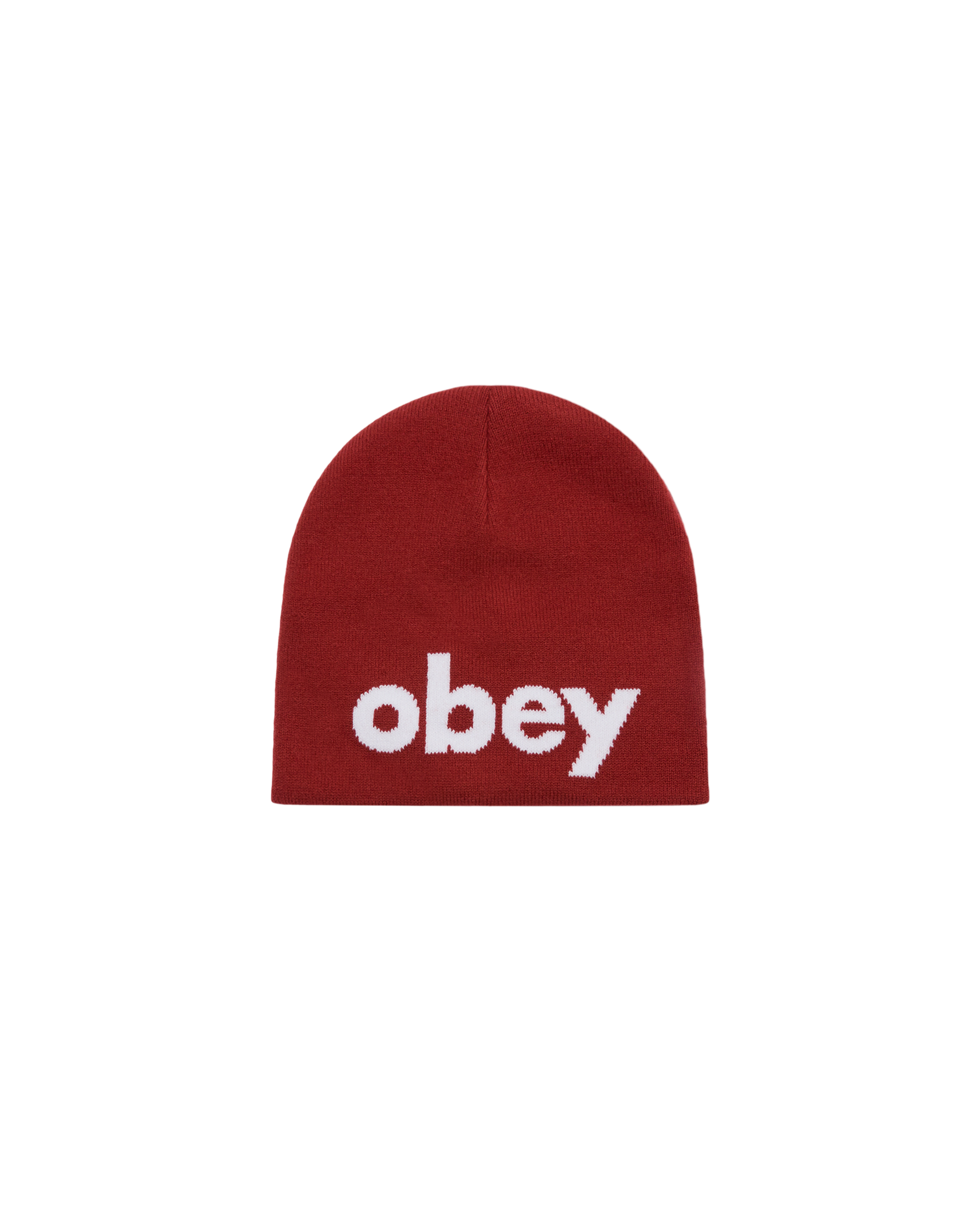 LOWERCASE BEANIE - RED OCHRE