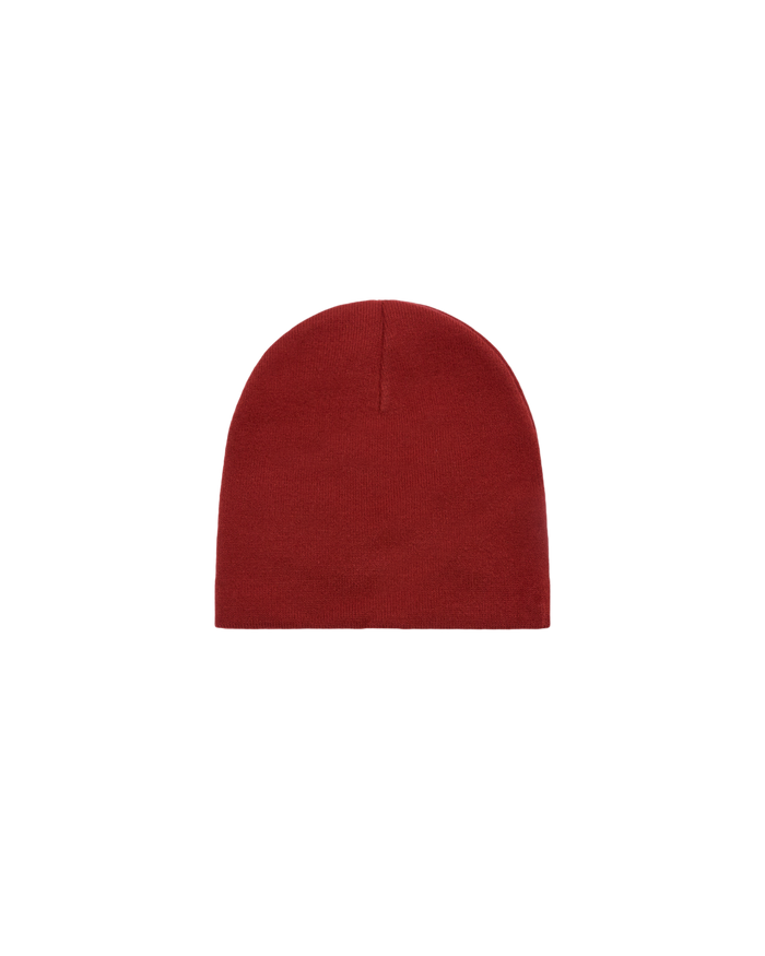 LOWERCASE BEANIE - RED OCHRE