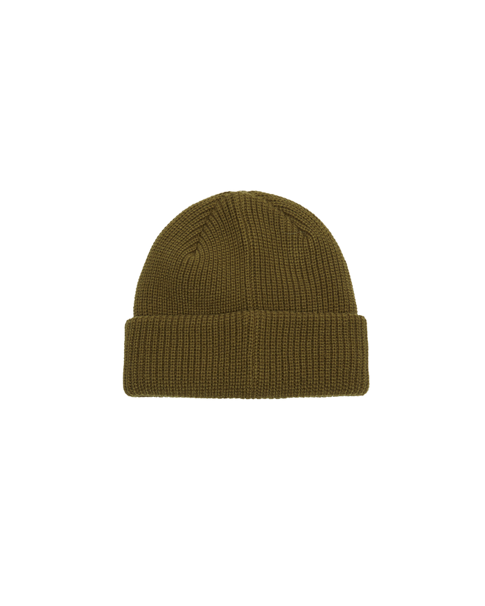 MID ICON PATCH CUFF BEANIE - DULL ARMY